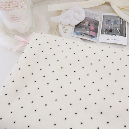 【新作SALE中】petit dot velour / ドット / モノトーン / コットン［CO082］