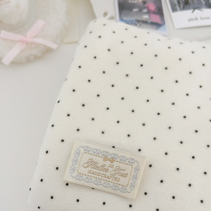 【新作SALE中】petit dot velour / ドット / モノトーン / コットン［CO082］