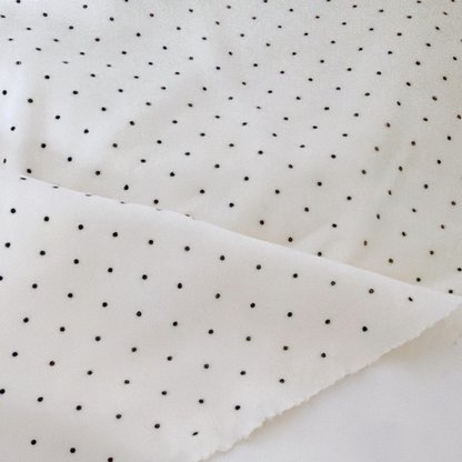 【新作SALE中】petit dot velour / ドット / モノトーン / コットン［CO082］