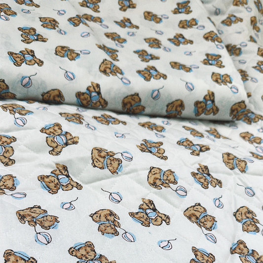 【即納】balloon bear / くまさん  / キルティングあり＆なし［QU015］