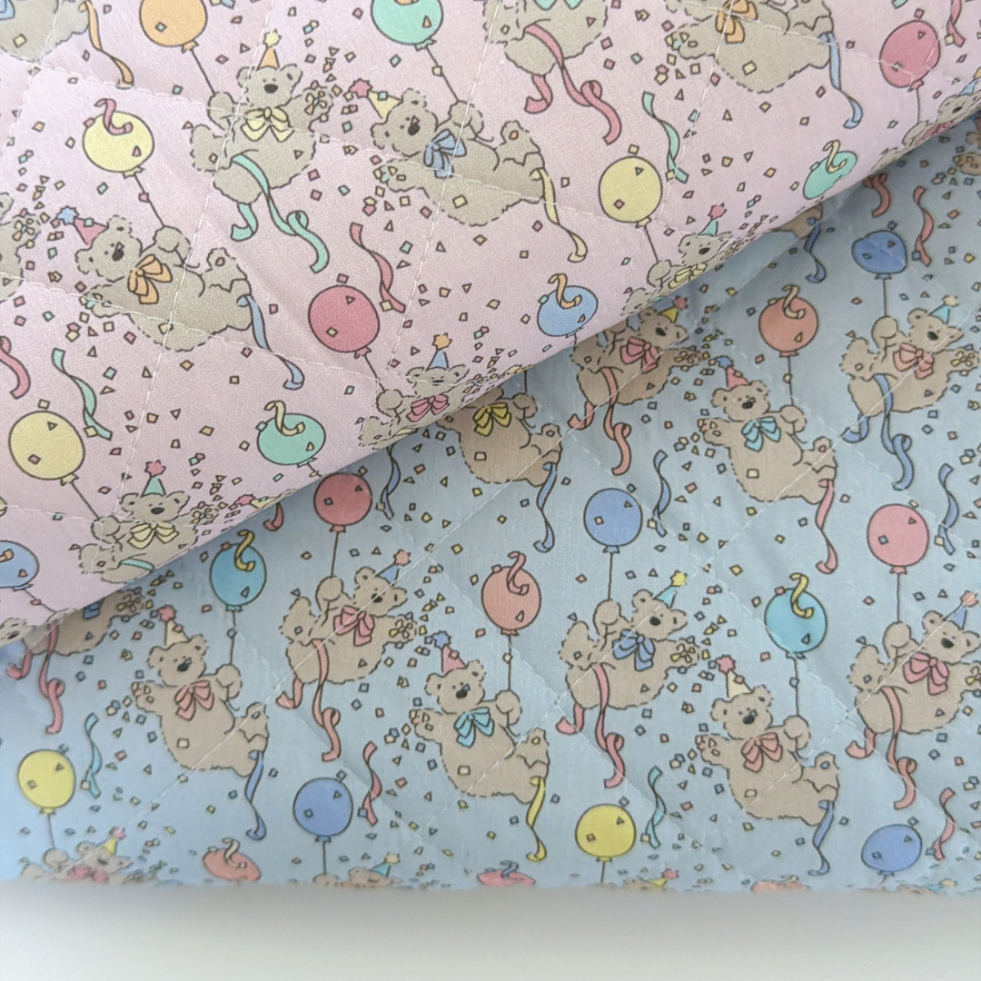 韓国生地 party bear quilting くま キルティング QU044 商品画像1