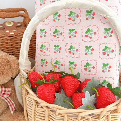 【即納】raspberry quilting / いちご  / キルティングあり＆なし［QU021］
