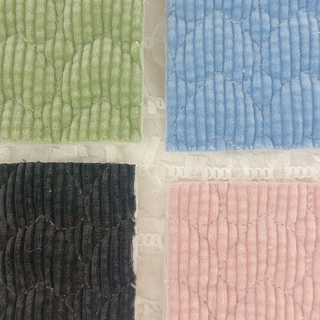 【即納】bubble quilting corduroy / コーデュロイ / キルティング［QU023］