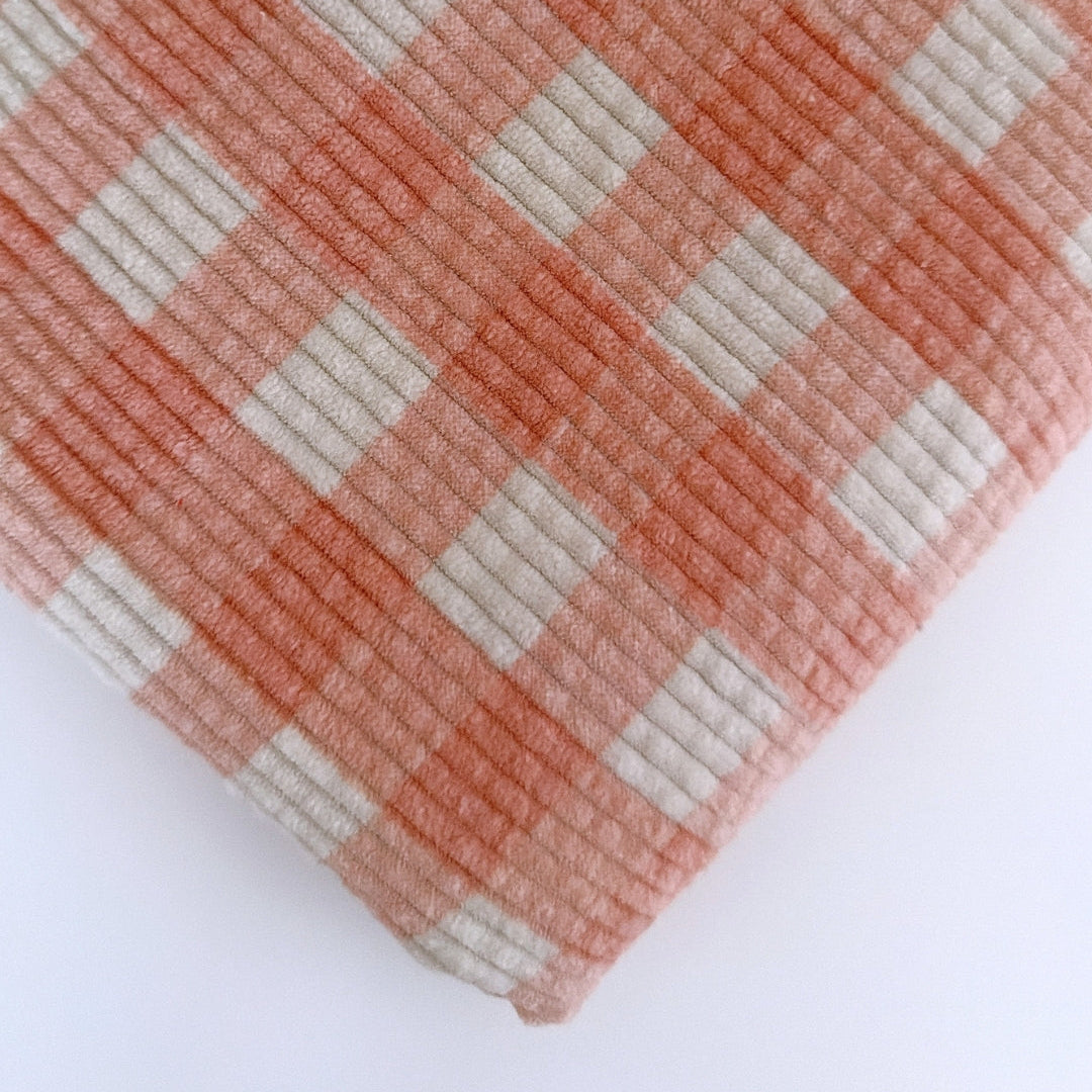 【即納】candy gingham corduroy / ギンガム / チェック［PO017］