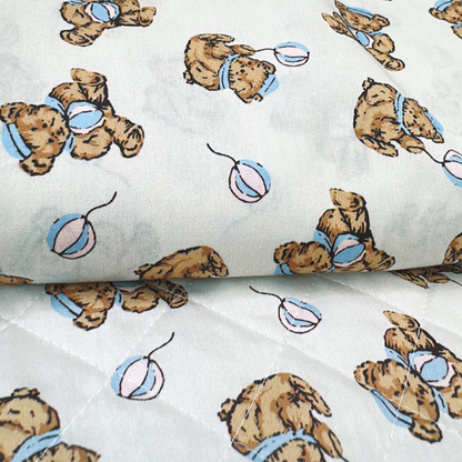 【即納】balloon bear / くまさん  / キルティングあり＆なし［QU015］