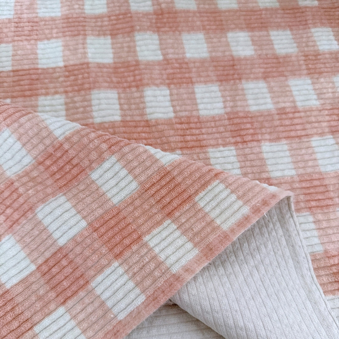 【即納】candy gingham corduroy / ギンガム / チェック［PO017］
