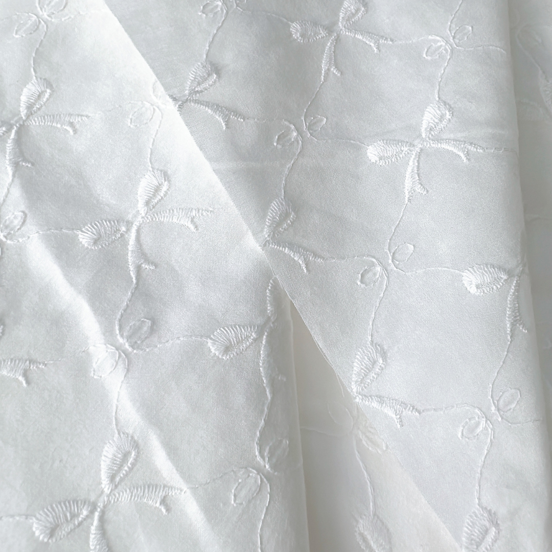 【即納】elegant ribbon embroidery / 刺繍 / コットン / リボン［EM004］