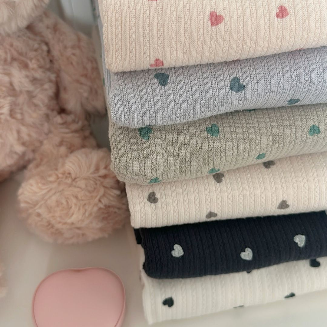 【即納】petite heart rib / リブニット / ハート［KN004］