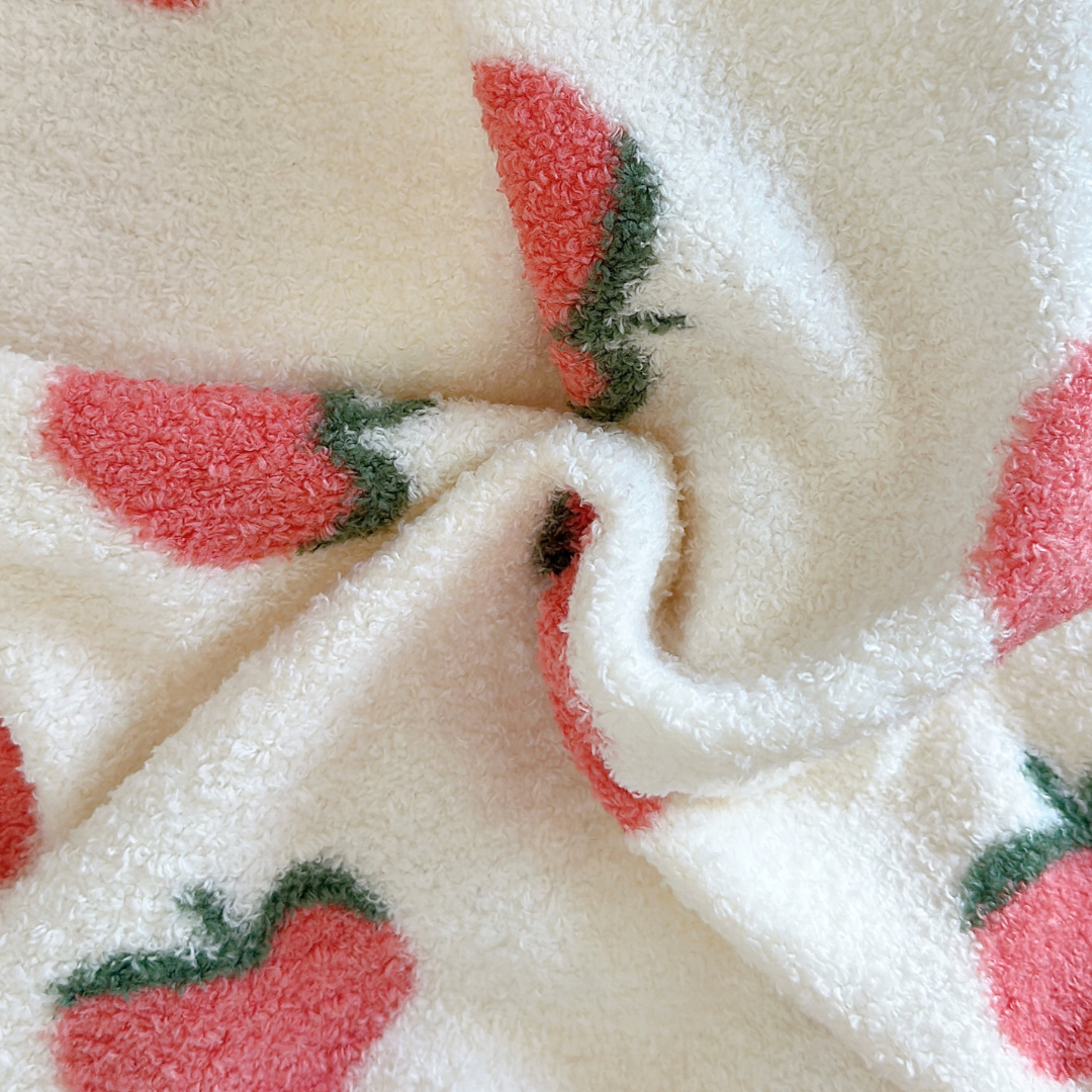 【即納】milky peach fleece / ピーチ / フリース［PO009］