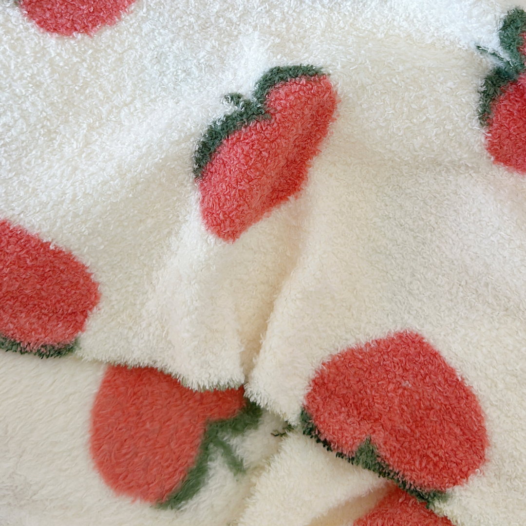 【即納】milky peach fleece / ピーチ / フリース［PO009］