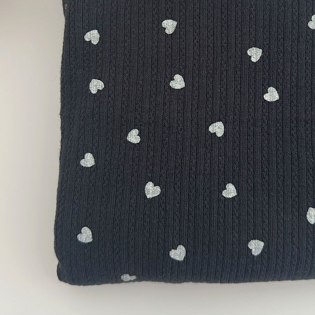 【即納】petite heart rib / リブニット / ハート［KN004］