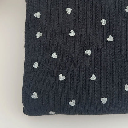 【即納】petite heart rib / リブニット / ハート［KN004］