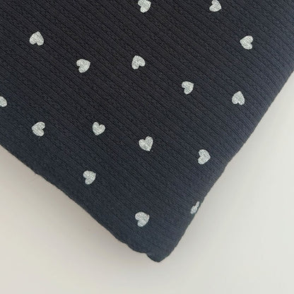 【即納】petite heart rib / リブニット / ハート［KN004］