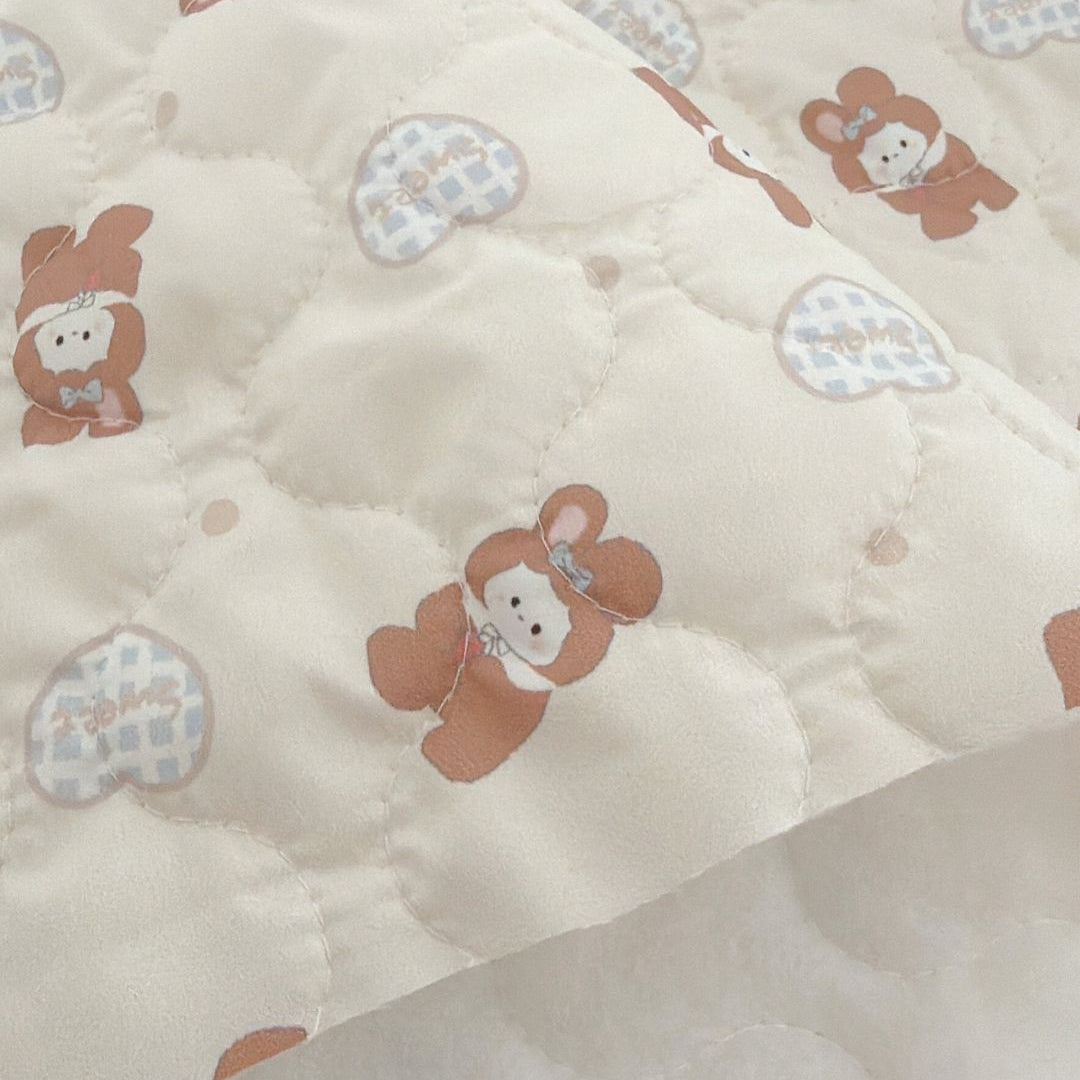 【即納】bunny suit quilting / うさぎ / ハート / キルティング［QU029］