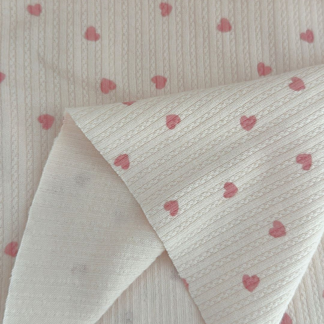 【即納】petite heart rib / リブニット / ハート［KN004］