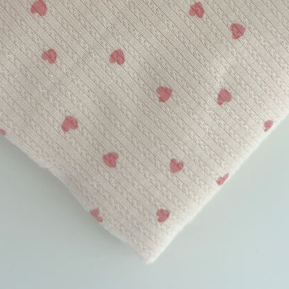 【即納】petite heart rib / リブニット / ハート［KN004］