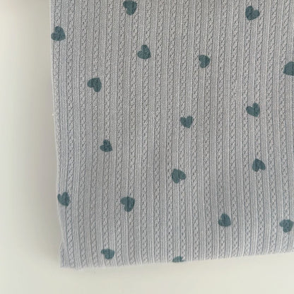 【即納】petite heart rib / リブニット / ハート［KN004］