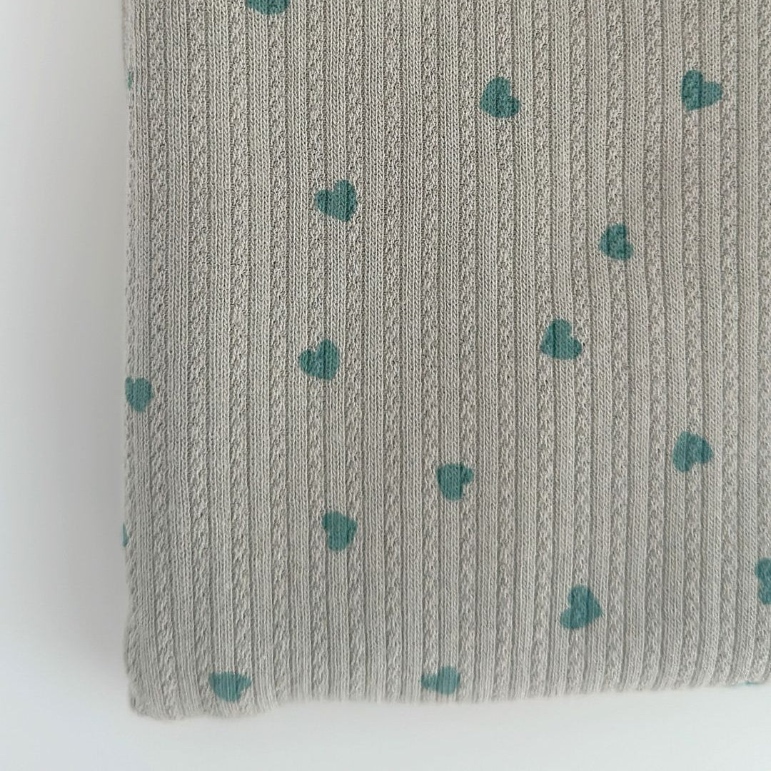 【即納】petite heart rib / リブニット / ハート［KN004］