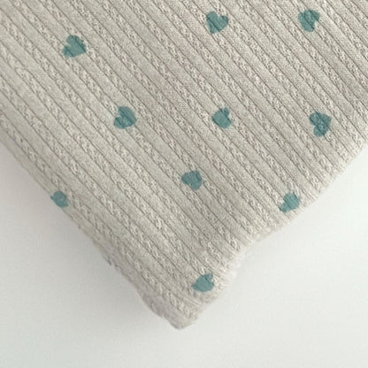 【即納】petite heart rib / リブニット / ハート［KN004］