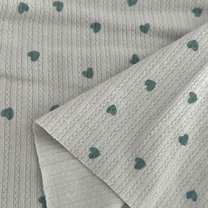 【即納】petite heart rib / リブニット / ハート［KN004］