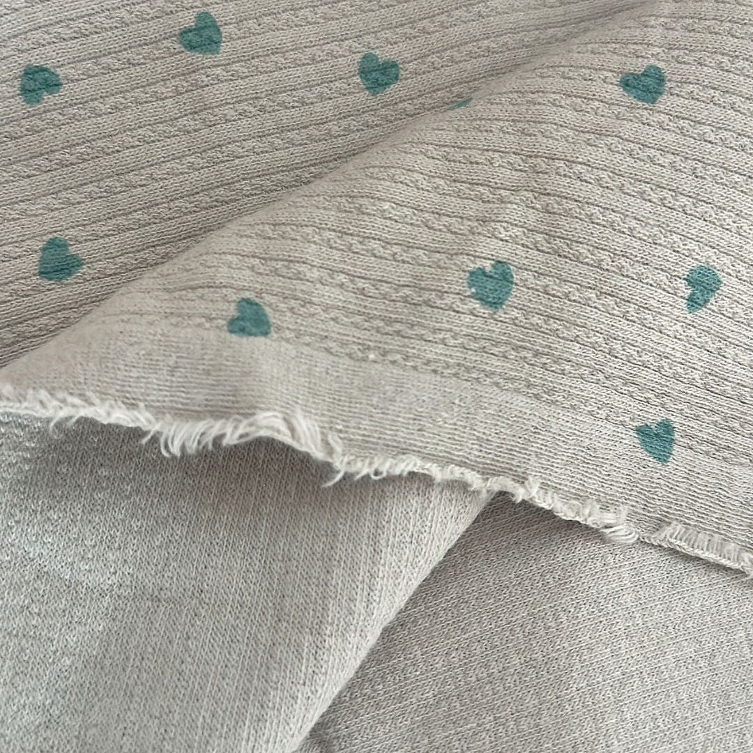 【即納】petite heart rib / リブニット / ハート［KN004］