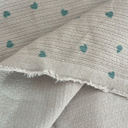 【即納】petite heart rib / リブニット / ハート［KN004］