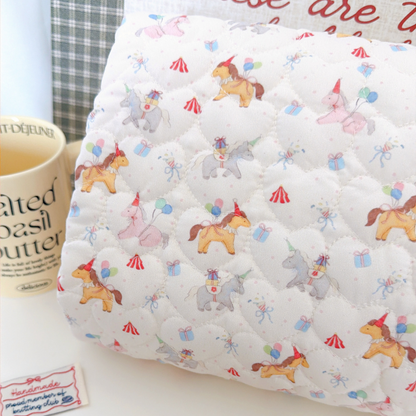 【新作SALE🐎💕】merry pony quilting / うま / ポニー / キルティング［QU047］