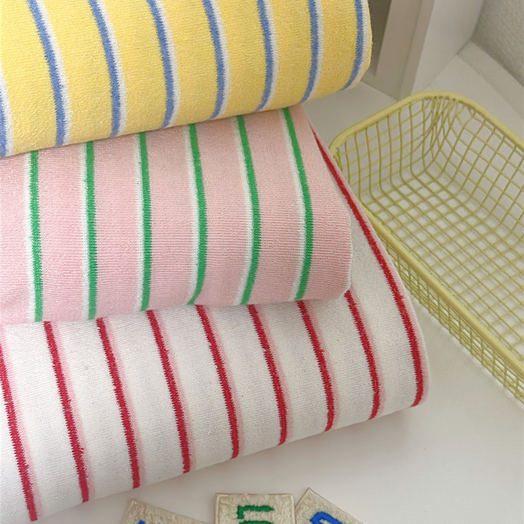 【即納】beach towel border terry / タオル / コットン / ボーダー［CO032］