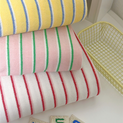 【即納】beach towel border terry / タオル / コットン / ボーダー［CO032］