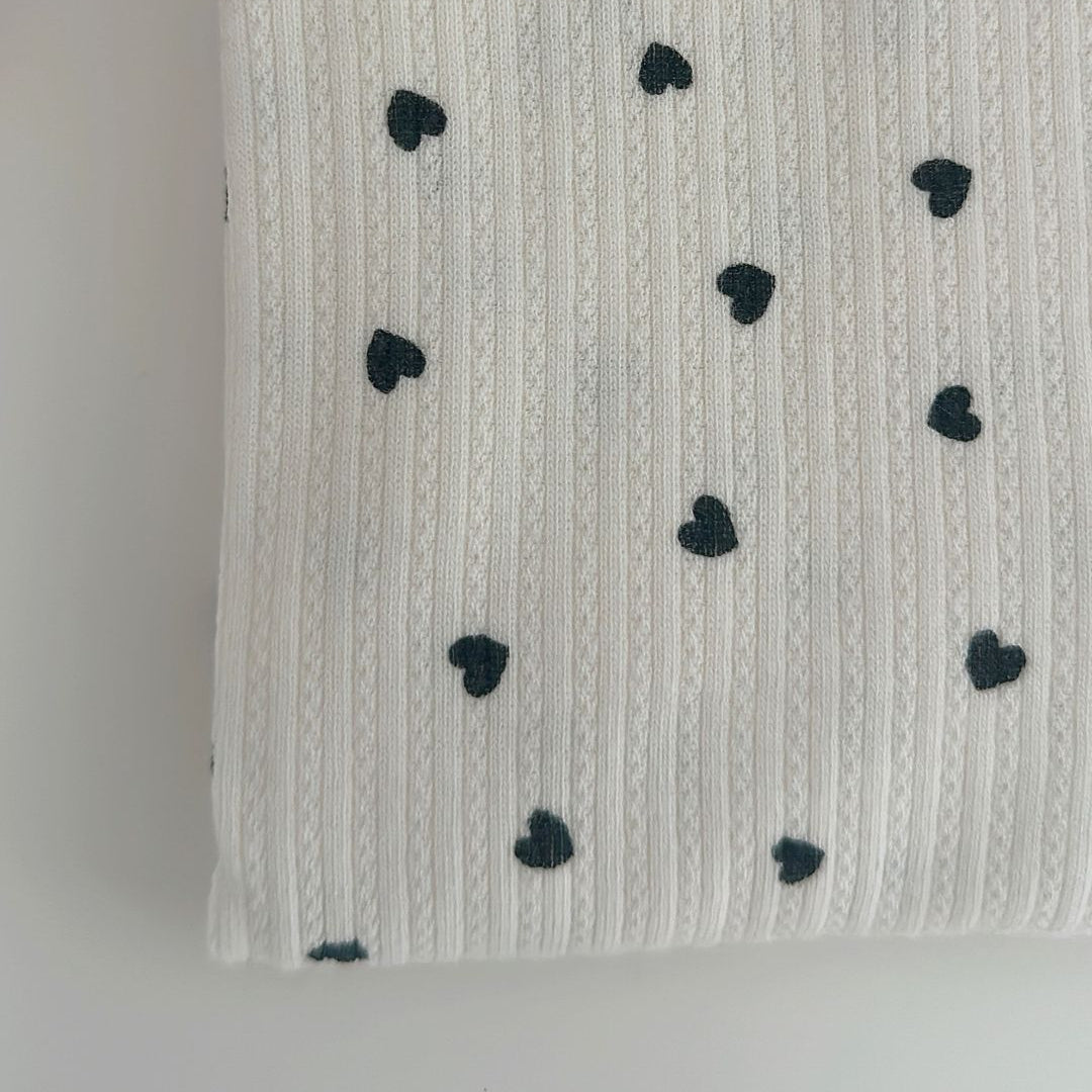 【即納】petite heart rib / リブニット / ハート［KN004］