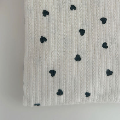 【即納】petite heart rib / リブニット / ハート［KN004］