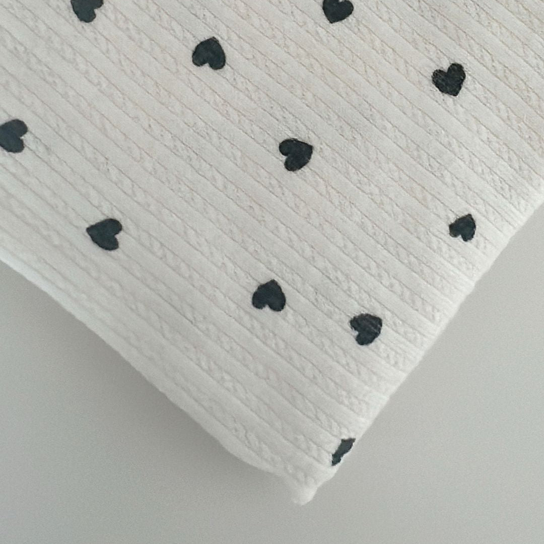 【即納】petite heart rib / リブニット / ハート［KN004］