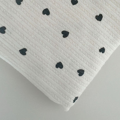 【即納】petite heart rib / リブニット / ハート［KN004］