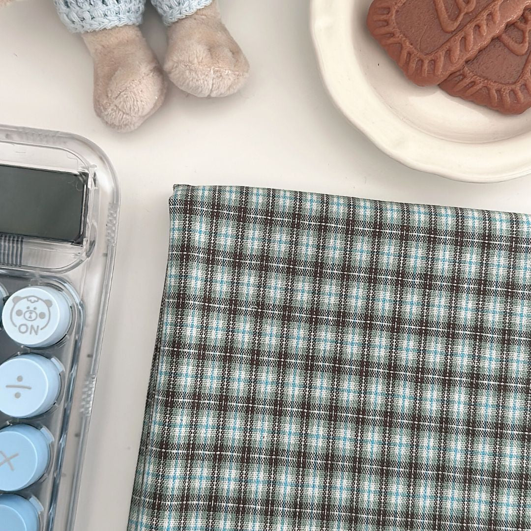 【即納新作】korea cafe check / コットン / チェック［CO058］