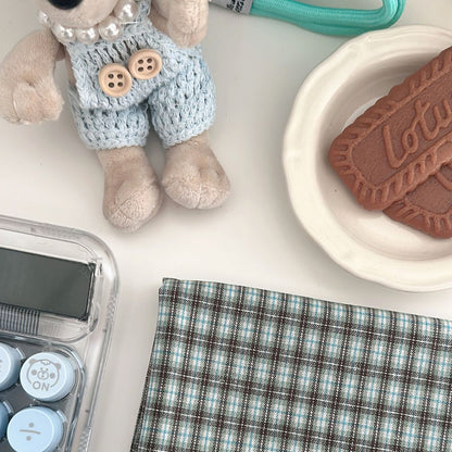 【即納新作】korea cafe check / コットン / チェック［CO058］