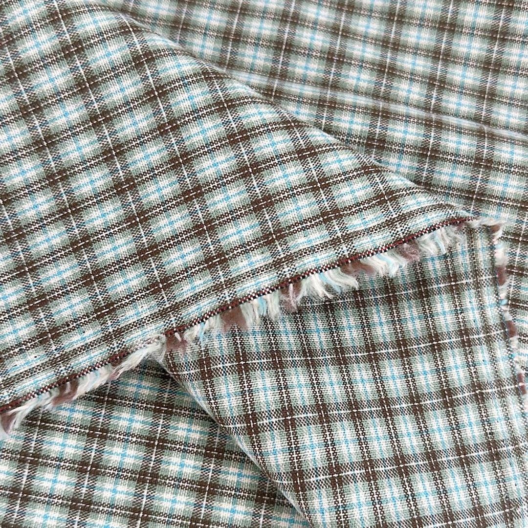 【即納新作】korea cafe check / コットン / チェック［CO058］