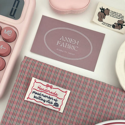 【即納新作】korea cafe check / コットン / チェック［CO058］