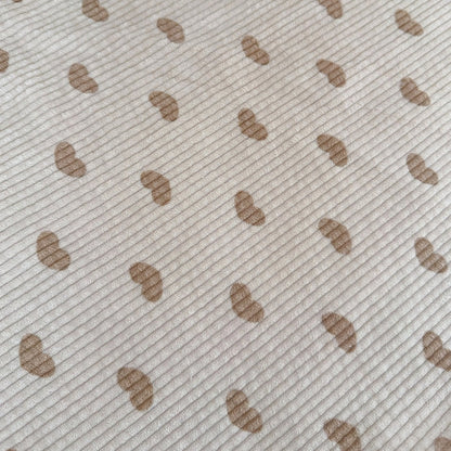 【即納】creamy heart corduroy / コーデュロイ / ハート［PO018］