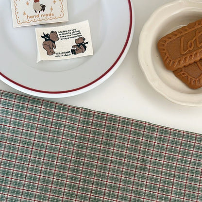 【即納新作】korea cafe check / コットン / チェック［CO058］