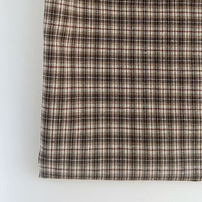 【即納新作】korea cafe check / コットン / チェック［CO058］