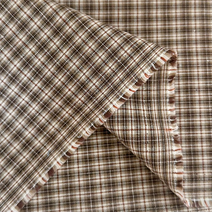 【即納新作】korea cafe check / コットン / チェック［CO058］