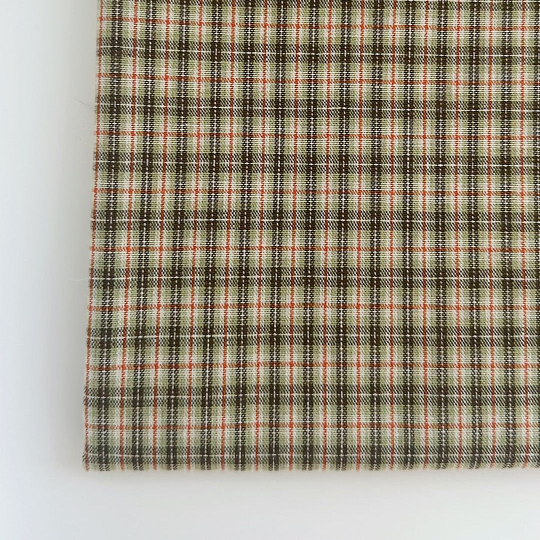 【即納新作】korea cafe check / コットン / チェック［CO058］