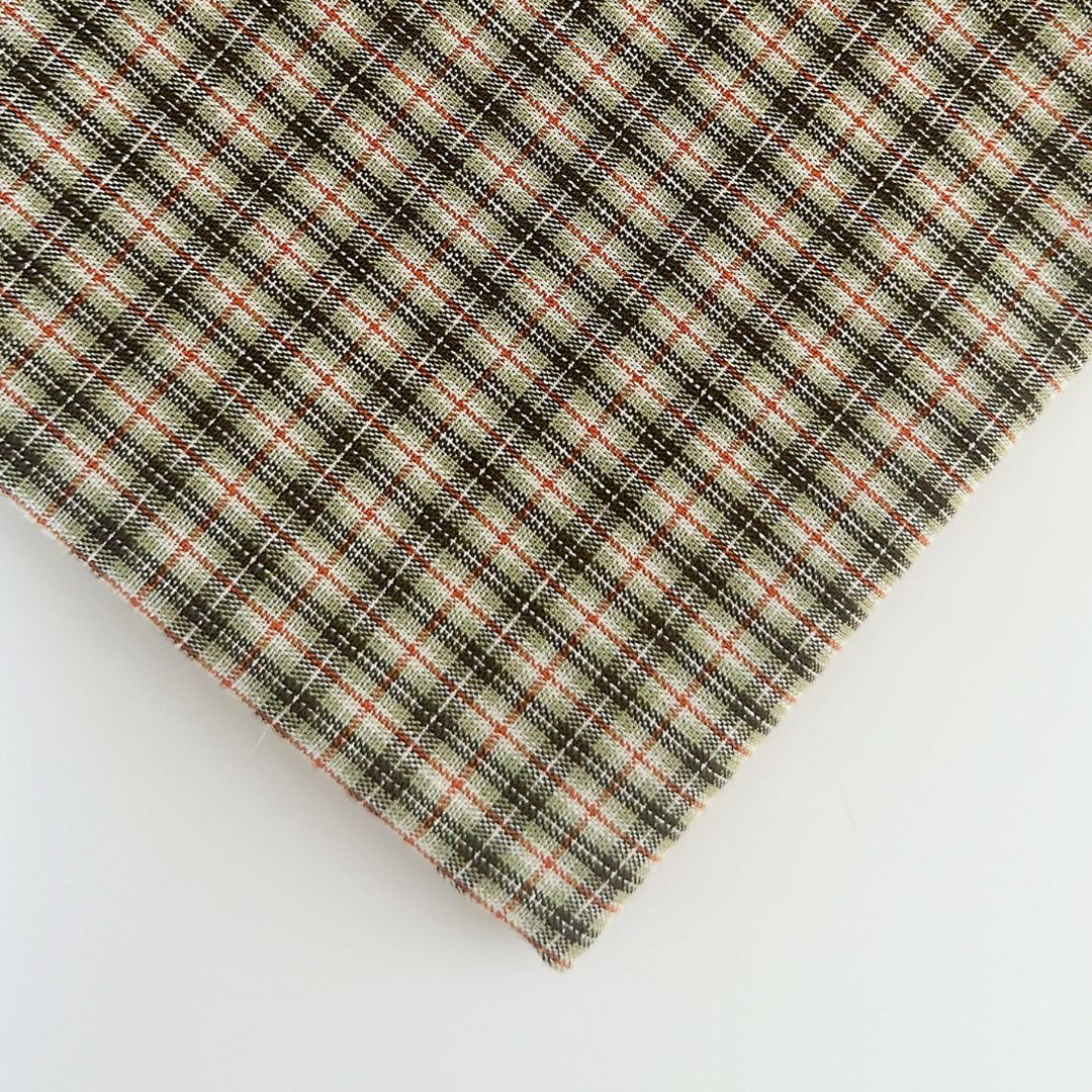 【即納新作】korea cafe check / コットン / チェック［CO058］