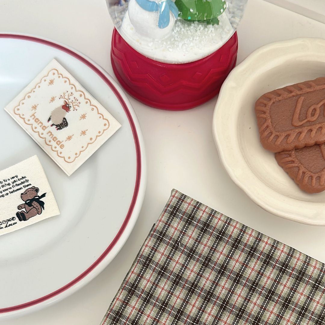 【即納新作】korea cafe check / コットン / チェック［CO058］