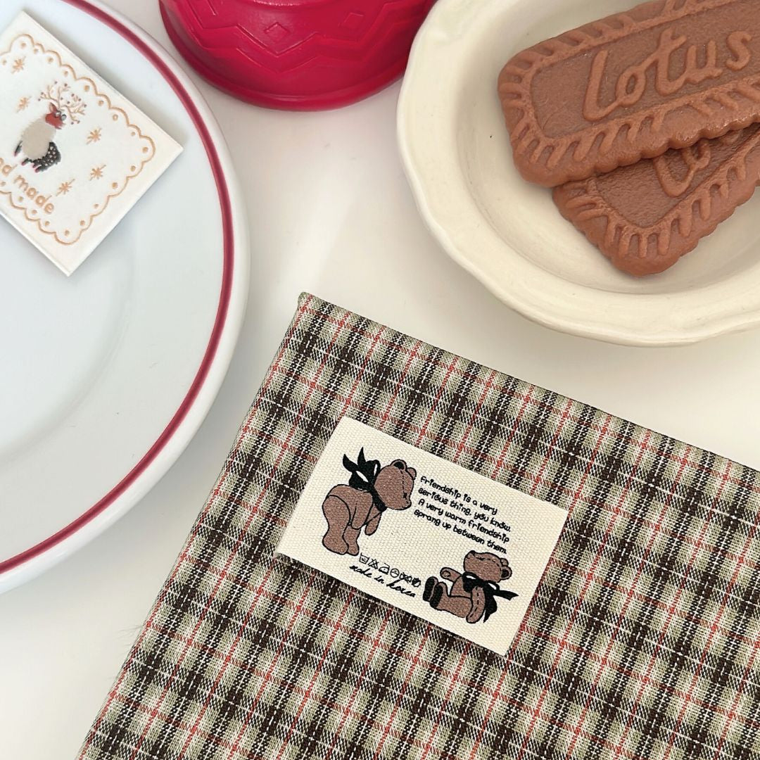 【即納新作】korea cafe check / コットン / チェック［CO058］