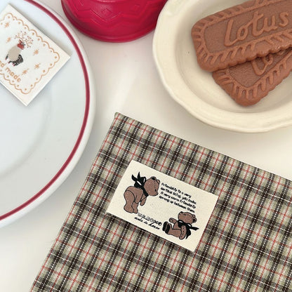 【即納新作】korea cafe check / コットン / チェック［CO058］