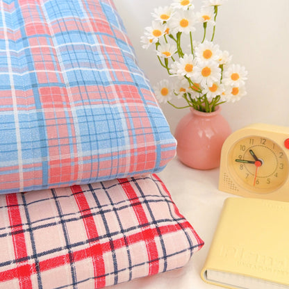 【即納】dreamy check quilting / チェック / cotton / キルティング［QU042］