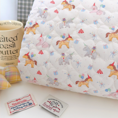 【新作SALE🐎💕】merry pony quilting / うま / ポニー / キルティング［QU047］