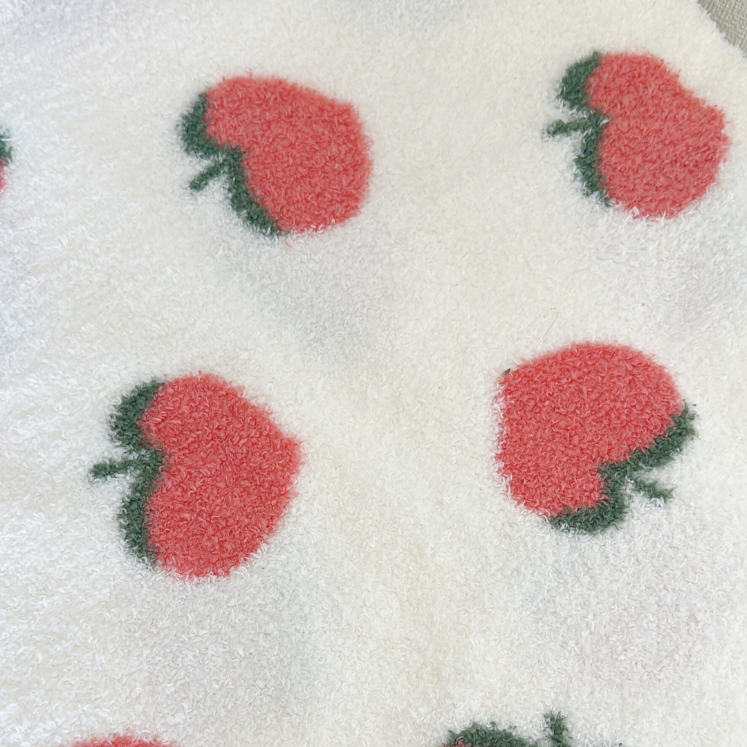 【即納】milky peach fleece / ピーチ / フリース［PO009］