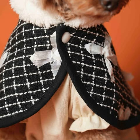 【即納】monotone ribbon tweed / リボン / ツイード［TW007］